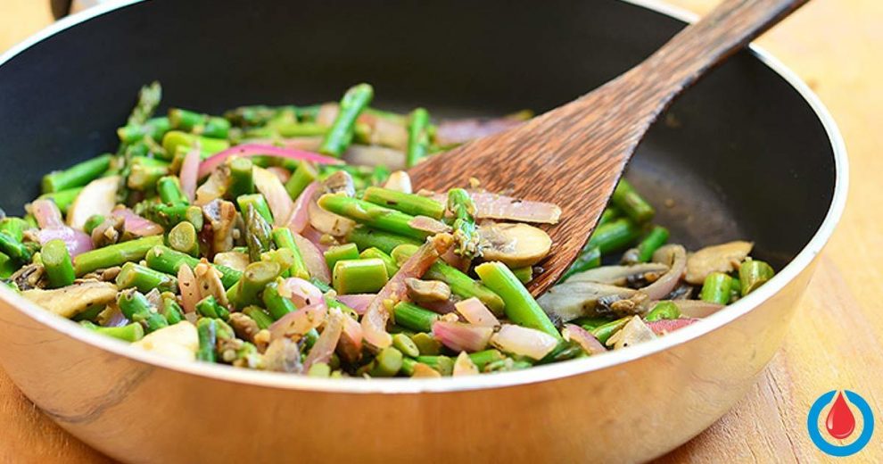 How to Make Sautéed Peppers, Mushrooms, and Asparagus