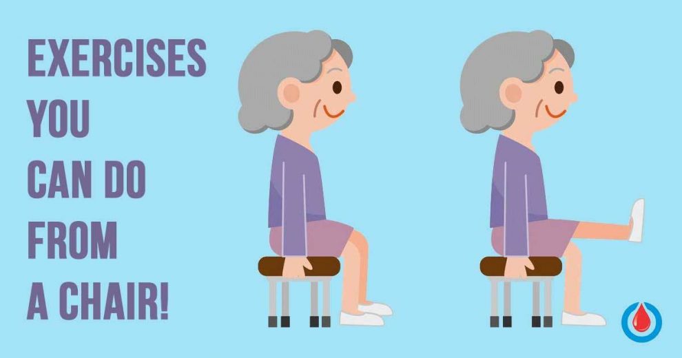 5 Chair Exercises Which Improve Circulation and Control Blood Glucose